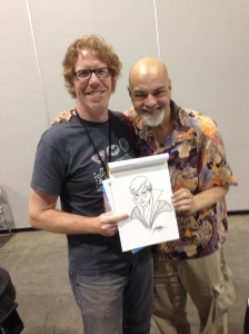 Me and Nightwing co-creator George Perez - what a very nice guy he is!